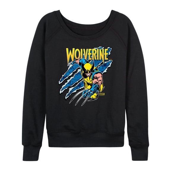Marvel Wolverine - Slash - Women's French Terry Pullover Sweatshirt