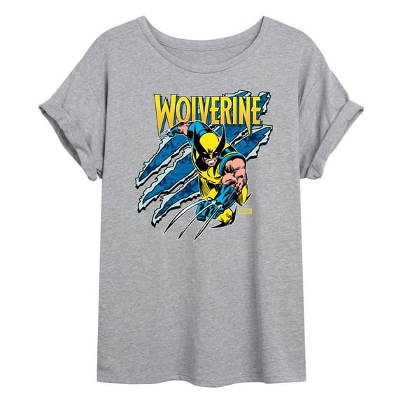 Marvel Wolverine - Slash - Women's Oversized Graphic T-Shirt