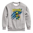 thumbnail image 1 of Marvel - Wolverine Slash - Youth Boys Crew Fleece Sweatshirt, 1 of 4