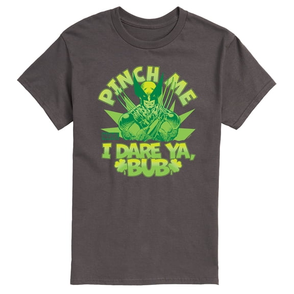 Marvel Wolverine - St. Patrick's Day Pinch Me - Men's Short Sleeve Graphic T-Shirt