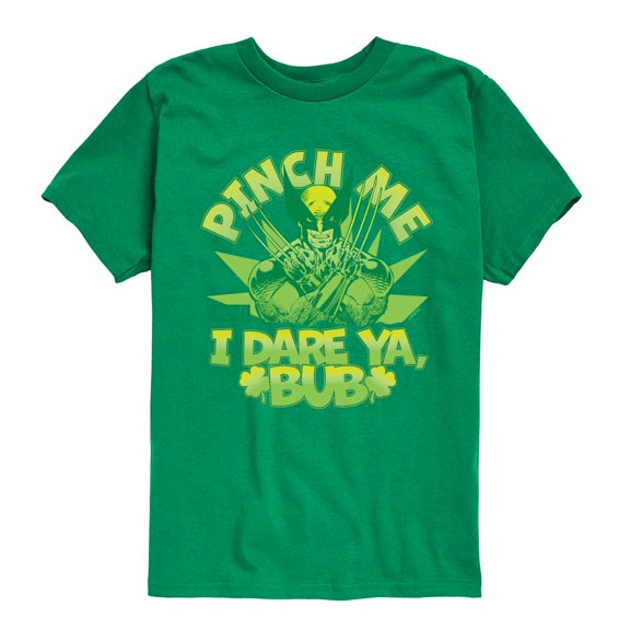 Marvel Wolverine - St. Patrick's Day Pinch Me - Toddler And Youth Short Sleeve Graphic T-Shirt