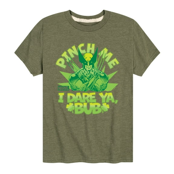 Marvel Wolverine - St. Patrick's Day Pinch Me - Toddler And Youth Short Sleeve Graphic T-Shirt