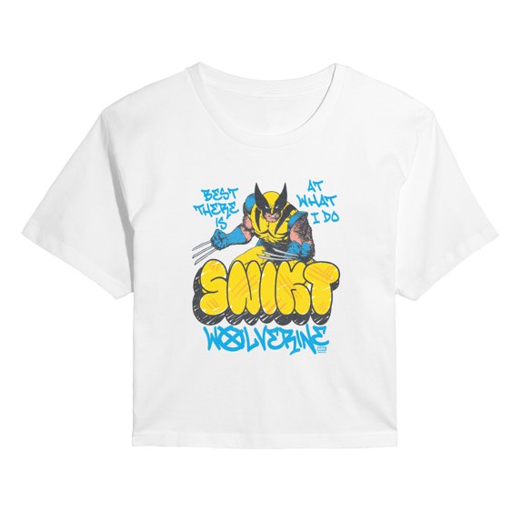 Wolverine - Wolverine Street - Juniors Cropped Graphic T-Shirt