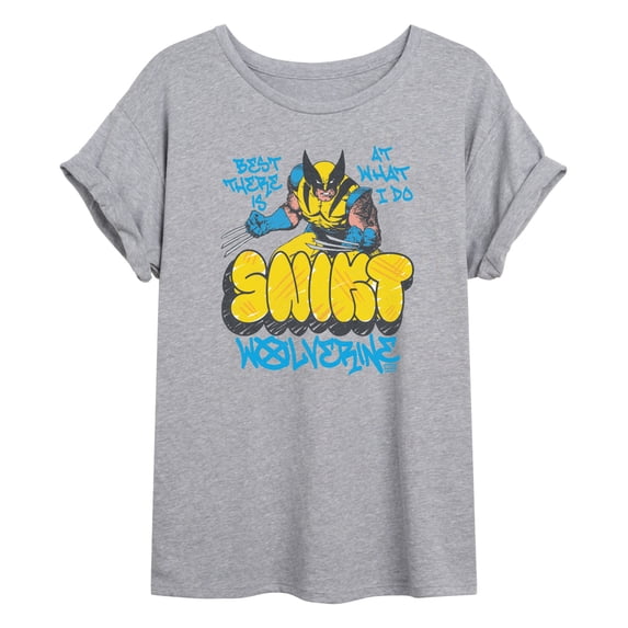 Wolverine - Wolverine Street - Juniors Oversized Graphic T-Shirt