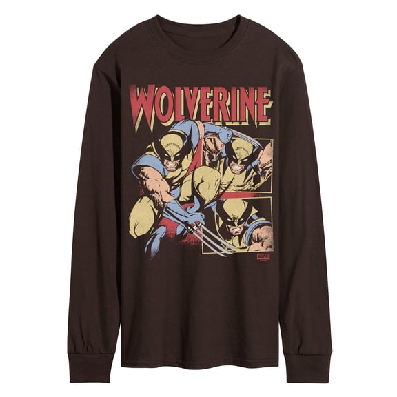 Marvel - Wolverine Tonal Washed - Men's Long Sleeve Graphic T-Shirt