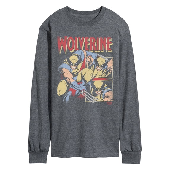 Marvel - Wolverine Tonal Washed - Men's Long Sleeve Graphic T-Shirt
