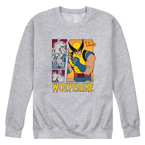 Marvel - Wolverine Vs Men's Graphic Fleece Sweatshirt