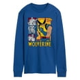 thumbnail image 1 of Marvel Wolverine - Vs Villains - Men's Long Sleeve Graphic T-Shirt, 1 of 5