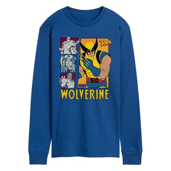 Marvel Wolverine - Vs Villains - Men's Long Sleeve Graphic T-Shirt