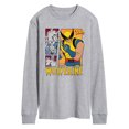 thumbnail image 1 of Marvel Wolverine - Vs Villains - Men's Long Sleeve Graphic T-Shirt, 1 of 5