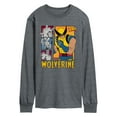 thumbnail image 1 of Marvel Wolverine - Vs Villains - Men's Long Sleeve Graphic T-Shirt, 1 of 5
