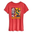 thumbnail image 1 of Marvel Wolverine - Vs Villains - Women's Short Sleeve Graphic T-Shirt, 1 of 5