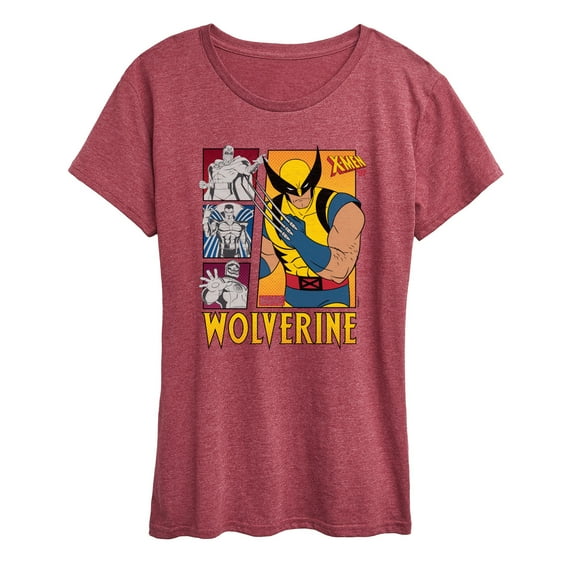 Marvel Wolverine - Vs Villains - Women's Short Sleeve Graphic T-Shirt
