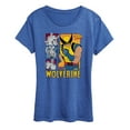 thumbnail image 1 of Marvel Wolverine - Vs Villains - Women's Short Sleeve Graphic T-Shirt, 1 of 5