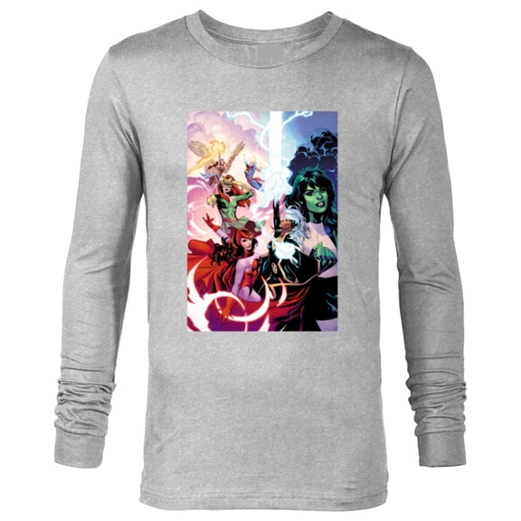 Marvel Women She-Hulk Storm Scarlet Witch Jean Grey Valkyrie - Long Sleeve T-Shirt for Men - Customized-Athletic Heather