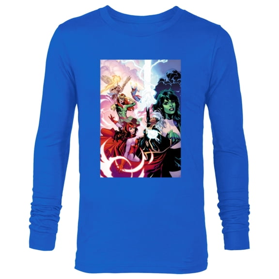 Marvel Women She-Hulk Storm Scarlet Witch Jean Grey Valkyrie - Long Sleeve T-Shirt for Men - Customized-Navy