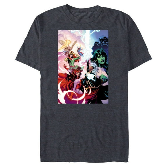 Marvel Women She-Hulk Storm Scarlet Witch Jean Grey Valkyrie - Short Sleeve Blended T-Shirt for Adults - Customized-Navy Heather