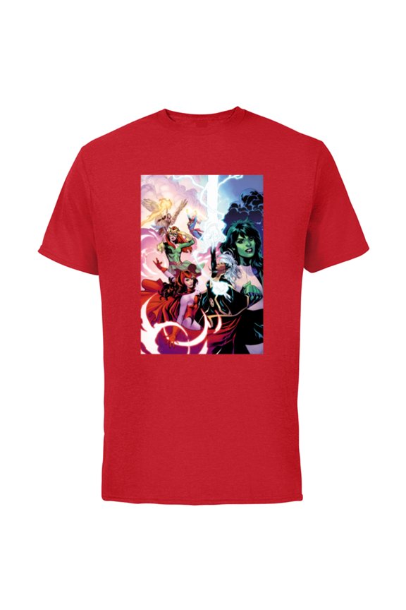 Women She-Hulk Storm Scarlet Witch Jean Grey Valkyrie - Short Sleeve Cotton T-Shirt for Adults - Customized-Red
