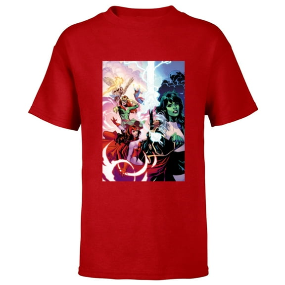 Marvel Women She-Hulk Storm Scarlet Witch Jean Grey Valkyrie - Short Sleeve T-Shirt for Kids - Customized-Red