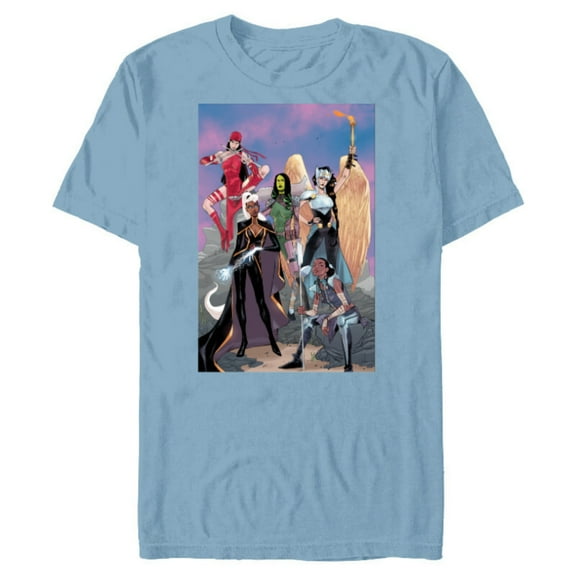 Marvel Women Storm Shuri Gamora Valkyrie Jane Foster Elektra - Short Sleeve Blended T-Shirt for Adults - Customized-Ocean Blue