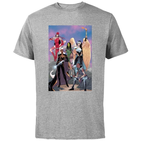 Marvel Women Storm Shuri Gamora Valkyrie Jane Foster Elektra - Short Sleeve Cotton T-Shirt for Adults - Customized-Athletic Heather