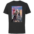 thumbnail image 1 of Marvel Women Storm Shuri Gamora Valkyrie Jane Foster Elektra - Short Sleeve Cotton T-Shirt for Adults - Customized-Black, 1 of 5