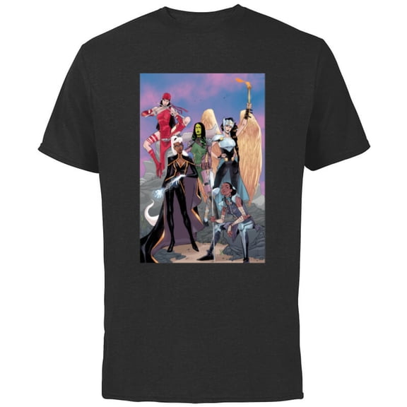 Marvel Women Storm Shuri Gamora Valkyrie Jane Foster Elektra - Short Sleeve Cotton T-Shirt for Adults - Customized-Black