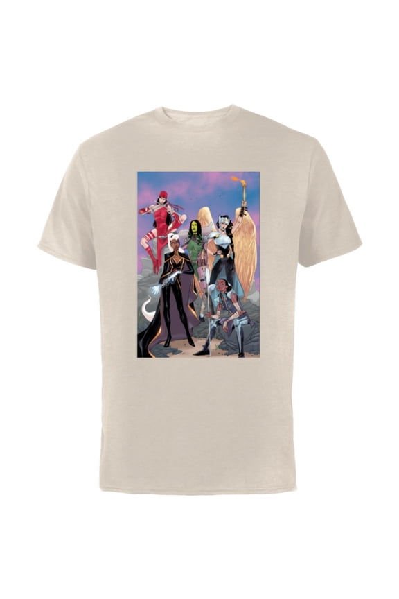 Women Storm Shuri Gamora Valkyrie Jane Foster Elektra - Short Sleeve Cotton T-Shirt for Adults - Customized-Natural