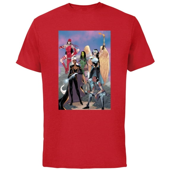 Marvel Women Storm Shuri Gamora Valkyrie Jane Foster Elektra - Short Sleeve Cotton T-Shirt for Adults - Customized-Red