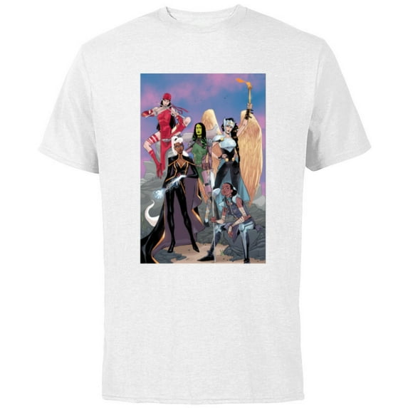 Marvel Women Storm Shuri Gamora Valkyrie Jane Foster Elektra - Short Sleeve Cotton T-Shirt for Adults - Customized-White