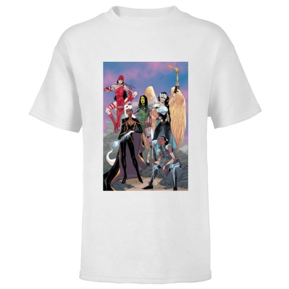Marvel Women Storm Shuri Gamora Valkyrie Jane Foster Elektra - Short Sleeve T-Shirt for Kids - Customized-White