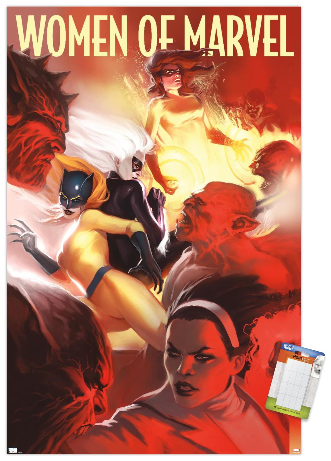 Marvel - Women of Marvel - Group Wall Poster, 14.725" x 22.375"