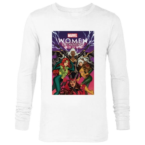 Marvel Women of Marvel Storm Rogue Jean Grey Scarlet Witch - Long Sleeve T-Shirt for Men - Customized-White