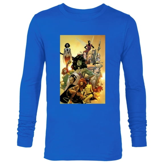 Marvel Women’s History Month She-Hulk Storm Jean Grey - Long Sleeve T-Shirt for Men - Customized-Navy