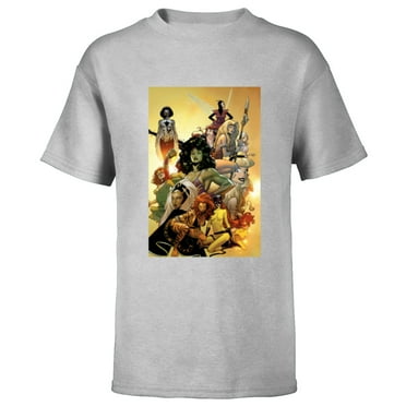 Marvel Women’s History Month She-Hulk Storm Jean Grey - Short Sleeve T-Shirt for Kids - Customized-Athletic Heather