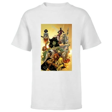 Marvel Women’s History Month She-Hulk Storm Jean Grey - Short Sleeve T-Shirt for Kids - Customized-White
