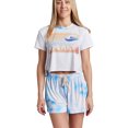 thumbnail image 1 of Marvel Womens Pajama Shirt and Shorts Sleep Set Adult, 1 of 3