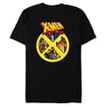 thumbnail image 1 of Marvel X-Men ’97 Animated Series X Logo with Team - Short Sleeve Blended T-Shirt for Adults - Customized-Black, 1 of 5