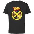 thumbnail image 1 of Marvel X-Men ’97 Animated Series X Logo with Team - Short Sleeve Cotton T-Shirt for Adults - Customized-Black, 1 of 5