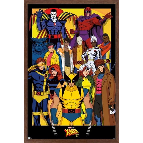 Marvel X-Men '97 - Characters Wall Poster, 14.725" x 22.375" Framed