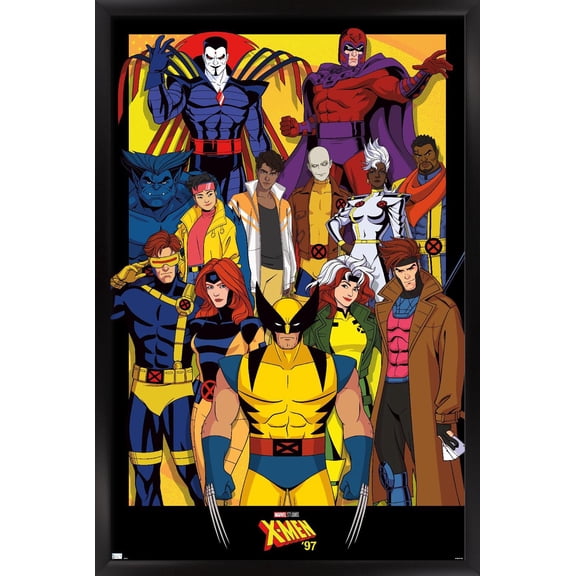 Marvel X-Men '97 - Characters Wall Poster, 22.375" x 34" Framed