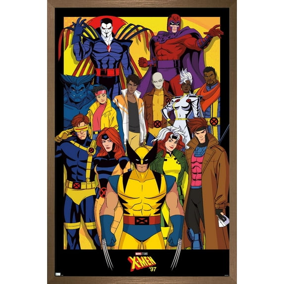 Marvel X-Men '97 - Characters Wall Poster, 22.375" x 34" Framed