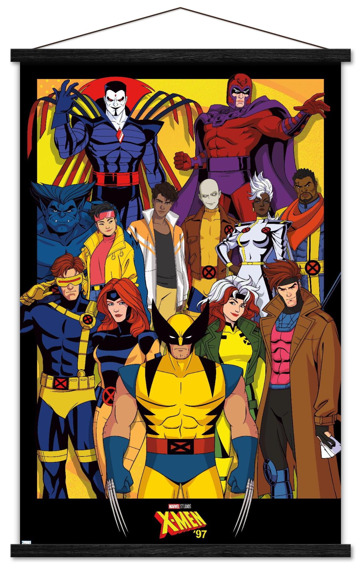 Marvel X-Men '97 - Characters Wall Poster with Magnetic Frame