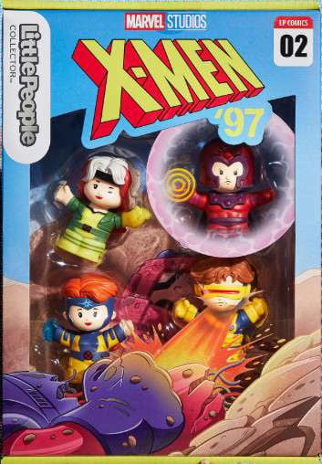 Marvel X-Men '97 Issue 2 Little People Collector 4 Piece Figure Set Fisher-Price