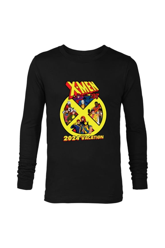 X-Men ’97 Matching Group Trip 2024 Vacation - Long Sleeve T-Shirt for Men - Customized-Black