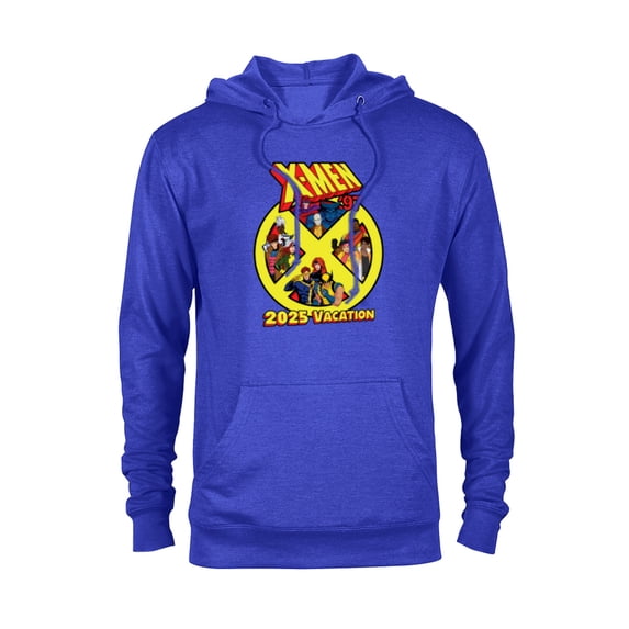 Marvel X-Men ’97 Matching Group Trip 2025 Vacation - Pullover Hoodie for Adults - Customized-Royal