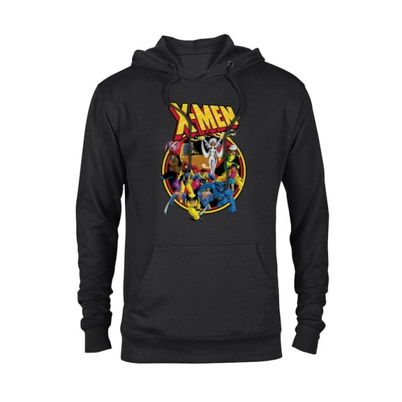 Marvel X-Men Animated Series Retro 90s - Pullover Hoodie for Adults- Customized-Black
