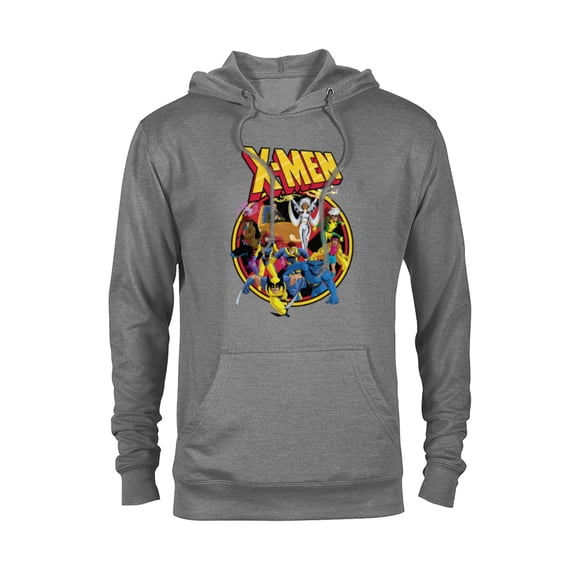 Marvel X-Men Animated Series Retro 90s - Pullover Hoodie for Adults- Customized-Graphite Heather