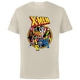 thumbnail image 1 of Marvel X-Men Animated Series Retro 90s - Short Sleeve Cotton T-Shirt for Adults- Customized-Natural, 1 of 5