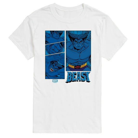 Marvel - X-Men Beast Grid - Men's Short Sleeve Graphic T-Shirt